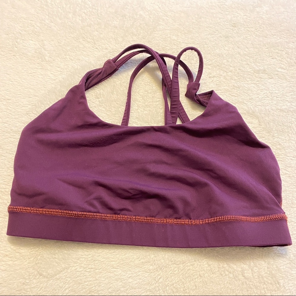 Lululemon Purple Strapy Sports Bra 6